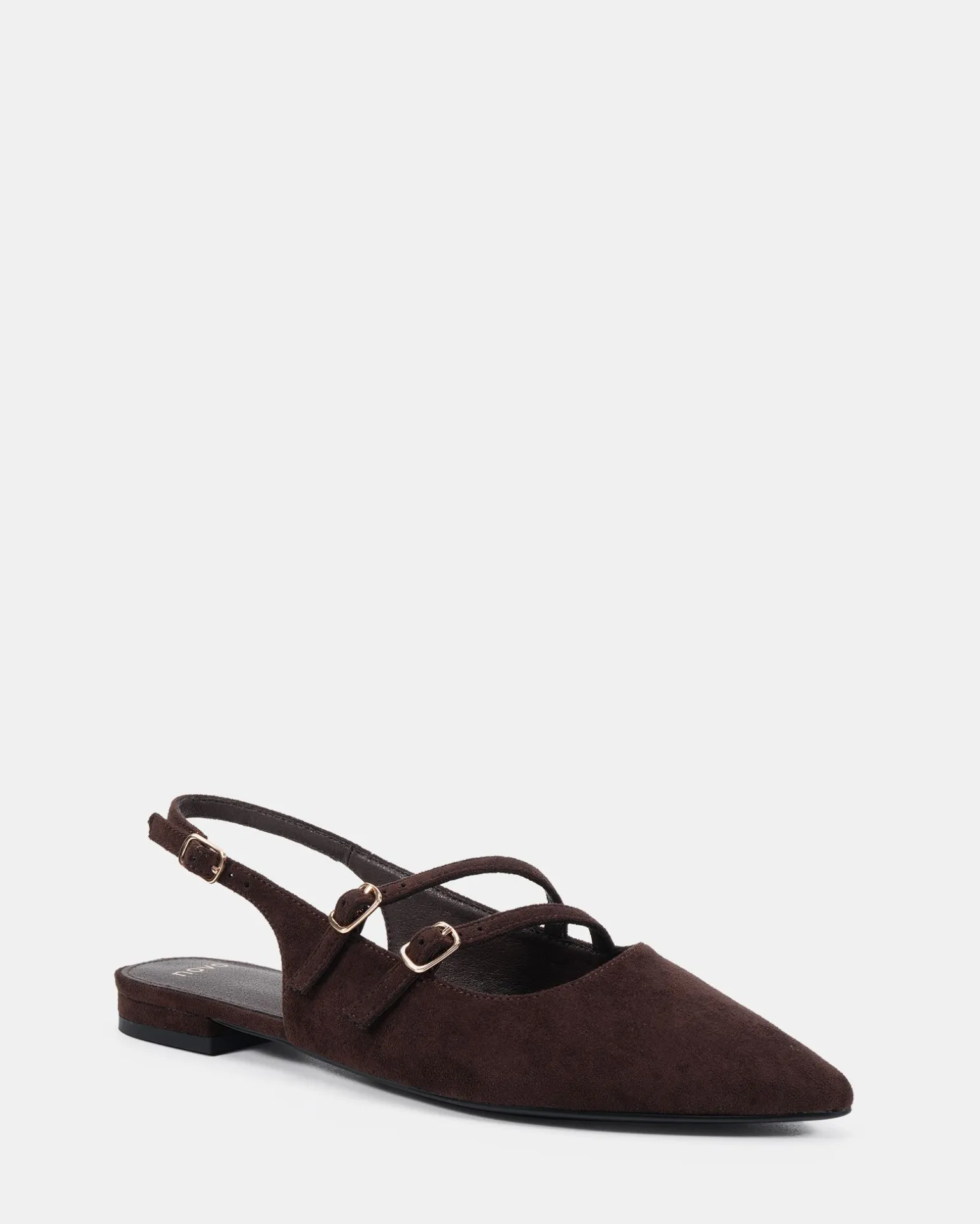 CANNY ESPRESSO SUEDE Ballet Flats