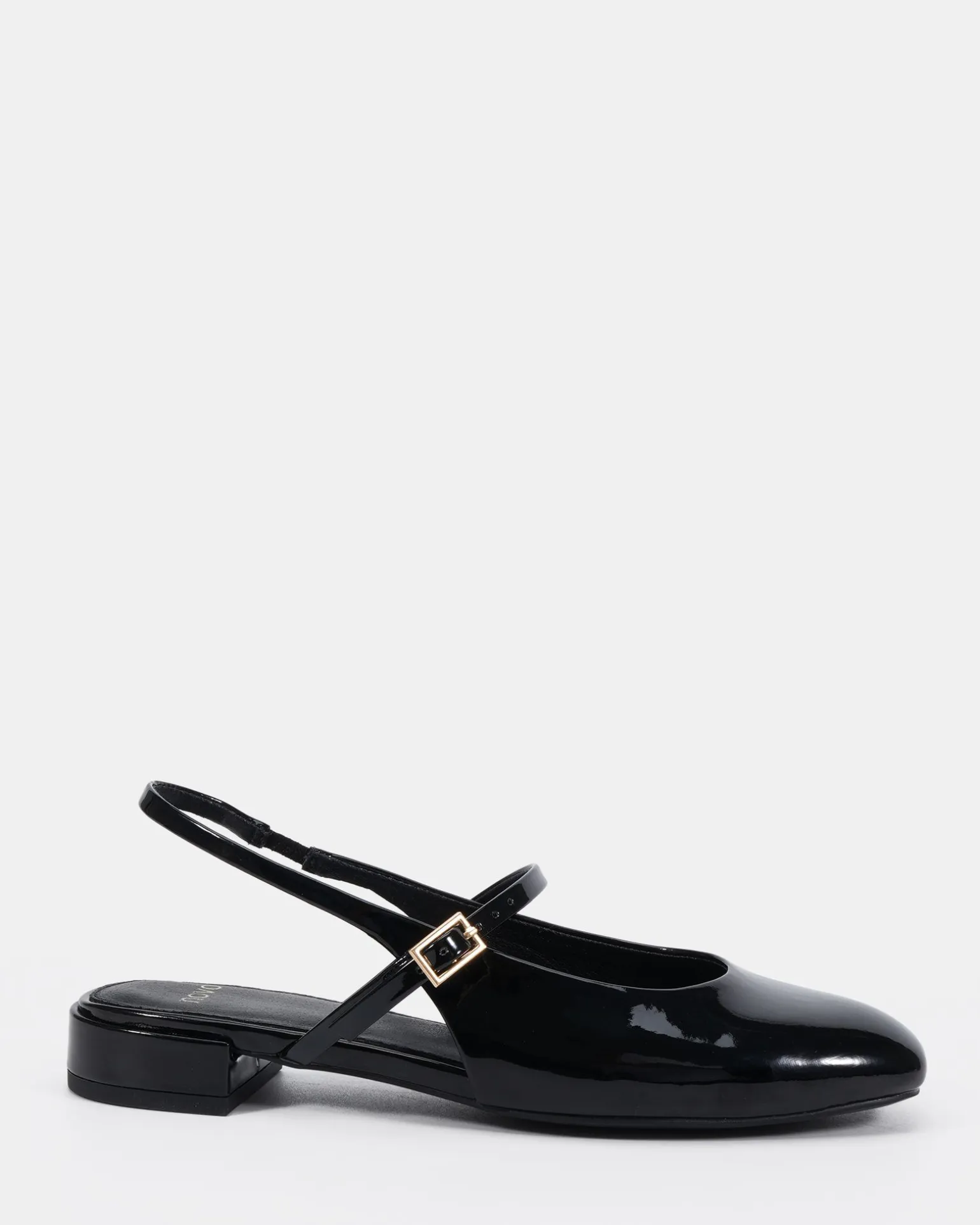 CAPABLE Black Patent Ballet Flats