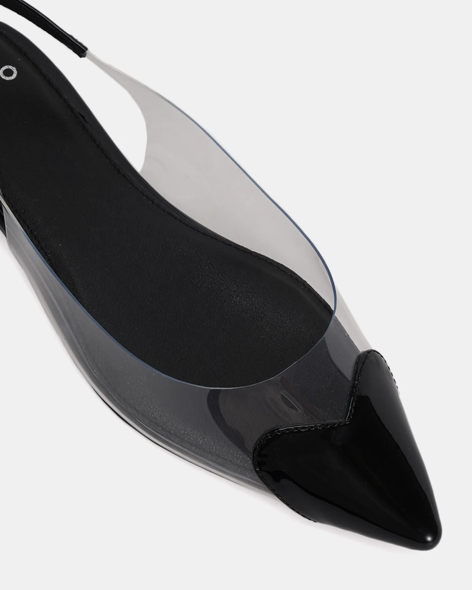 CARESS Black Patent Ballet Flats