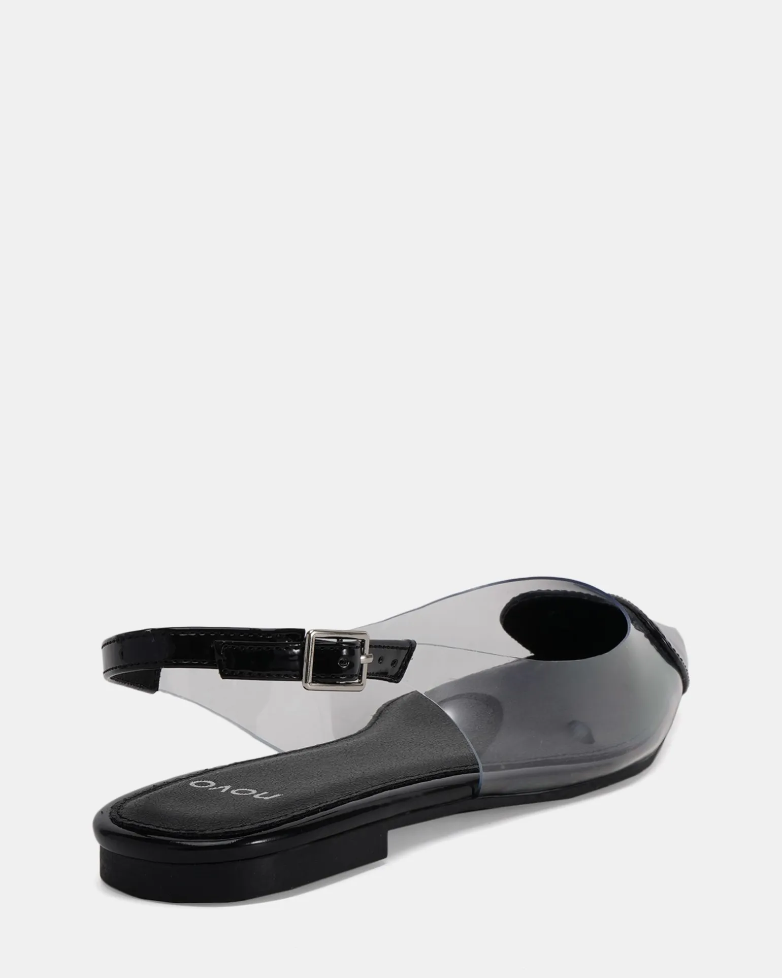 CARESS Black Patent Ballet Flats