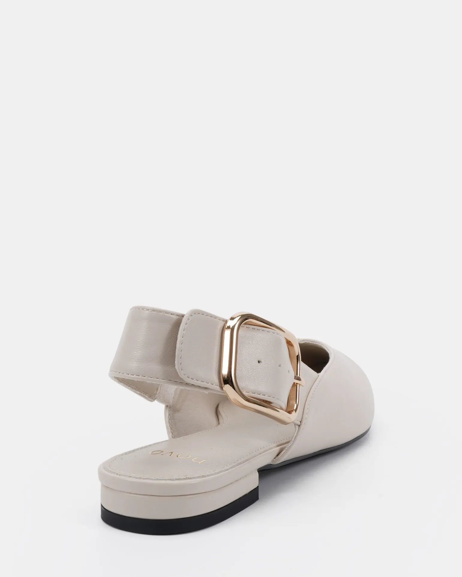 CARITAS CREAM SMOOTH Ballet Flats