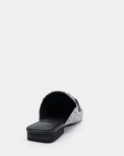 CARLETTA BLACK TWEED Ballet Flats