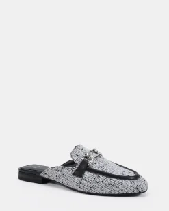 CARLETTA BLACK TWEED Ballet Flats