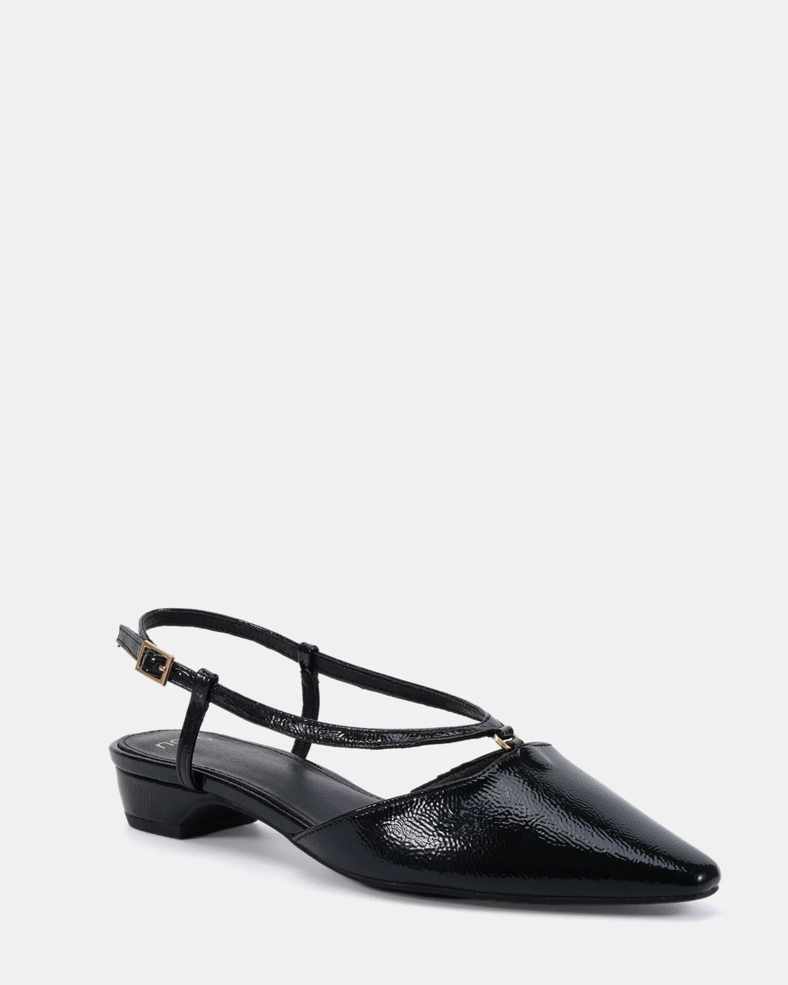 CARLISTA BLACK CRINKLE PATENT Smart Casual