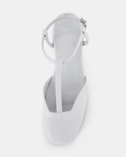 CASERTA CREAM PATENT Ballet Flats