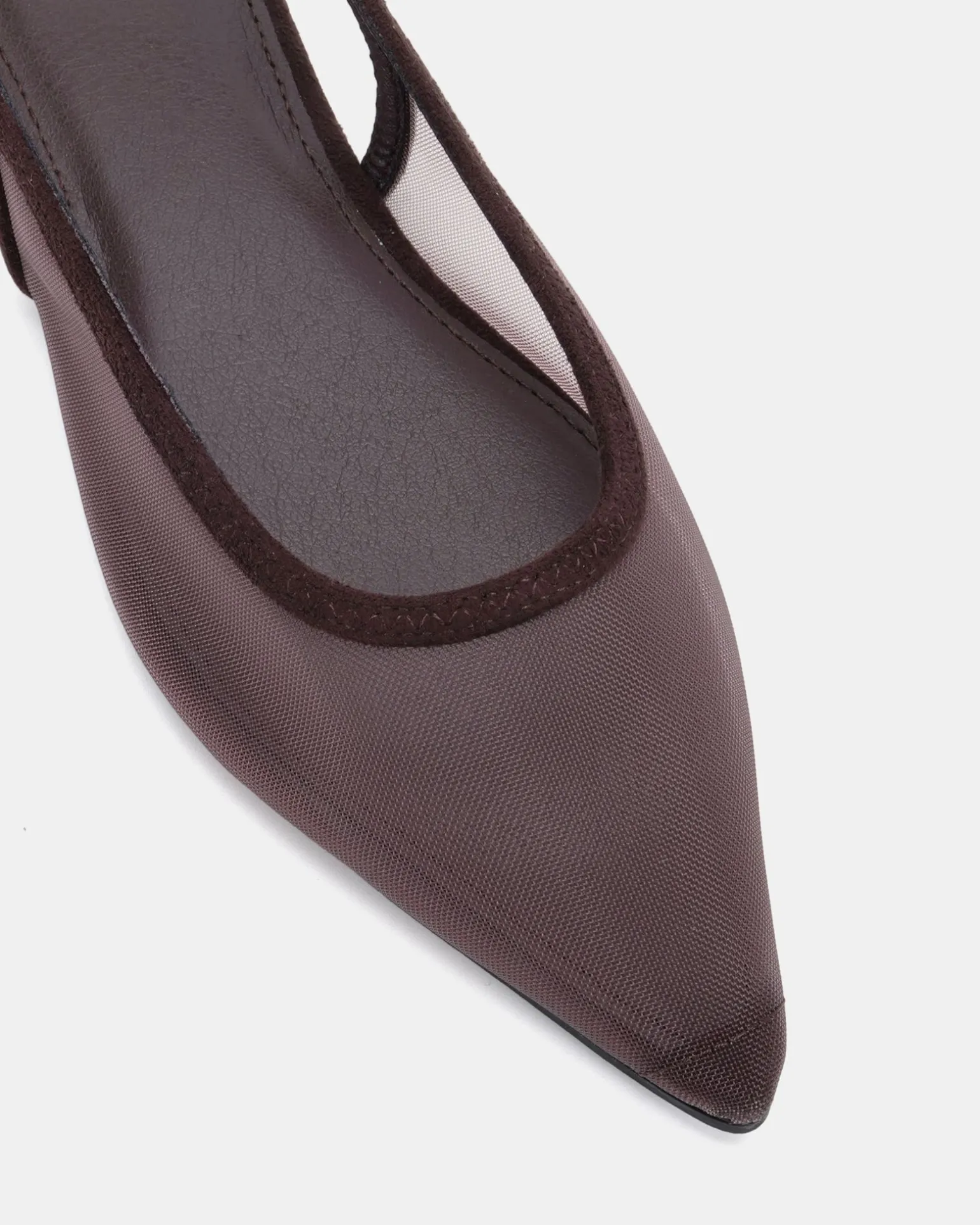CASSEY ESPRESSO MESH Ballet Flats