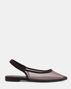 CASSEY ESPRESSO MESH Ballet Flats