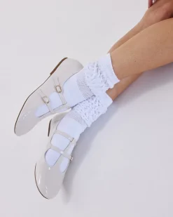 CATANZARO CREAM Ballet Flats