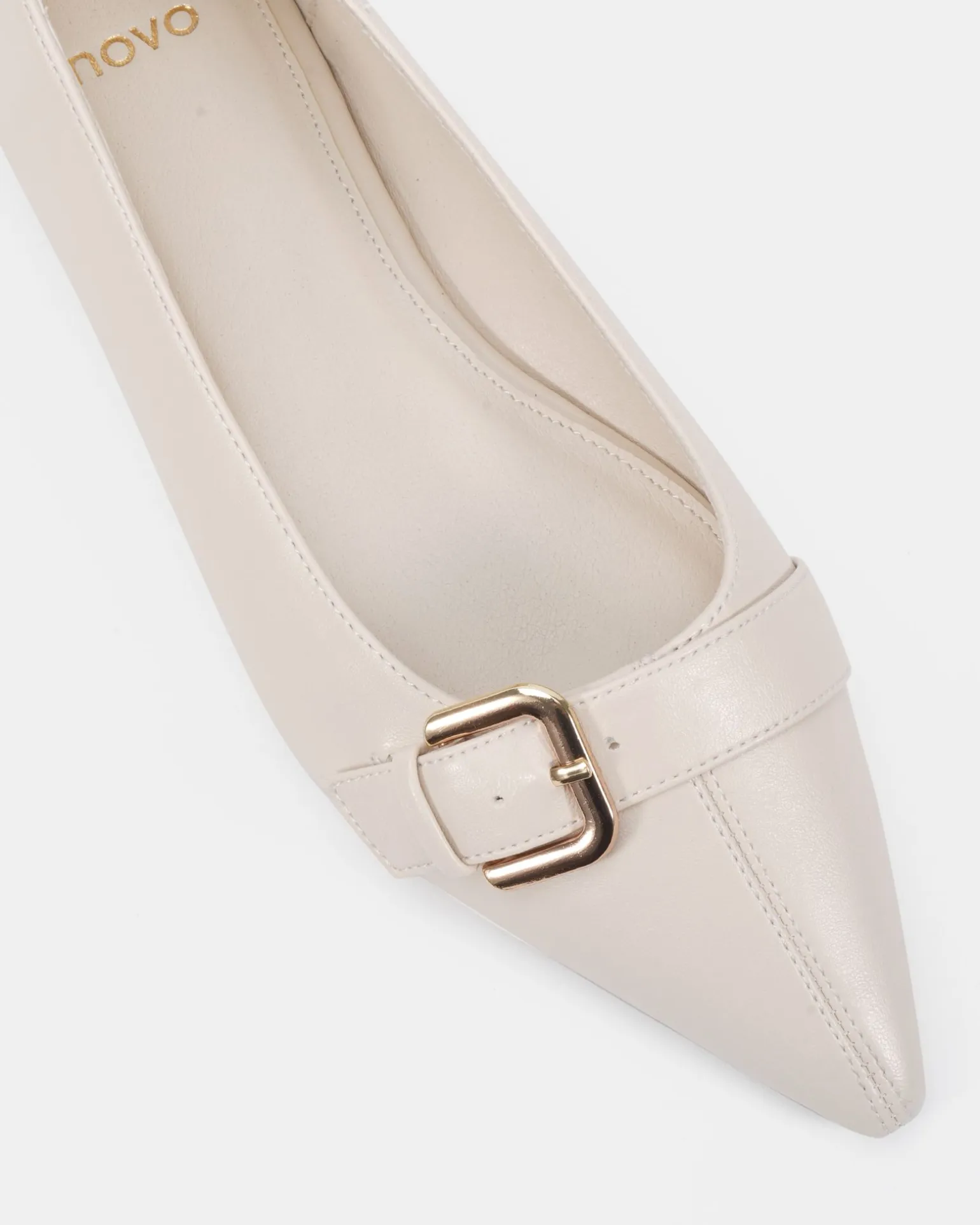 CATTY CREAM Ballet Flats