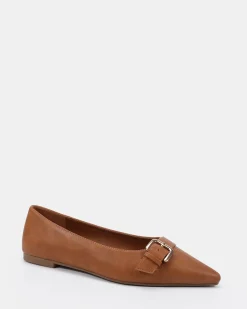CATTY PECAN Ballet Flats