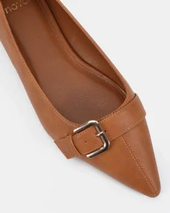 CATTY PECAN Ballet Flats