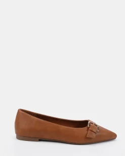CATTY PECAN Ballet Flats