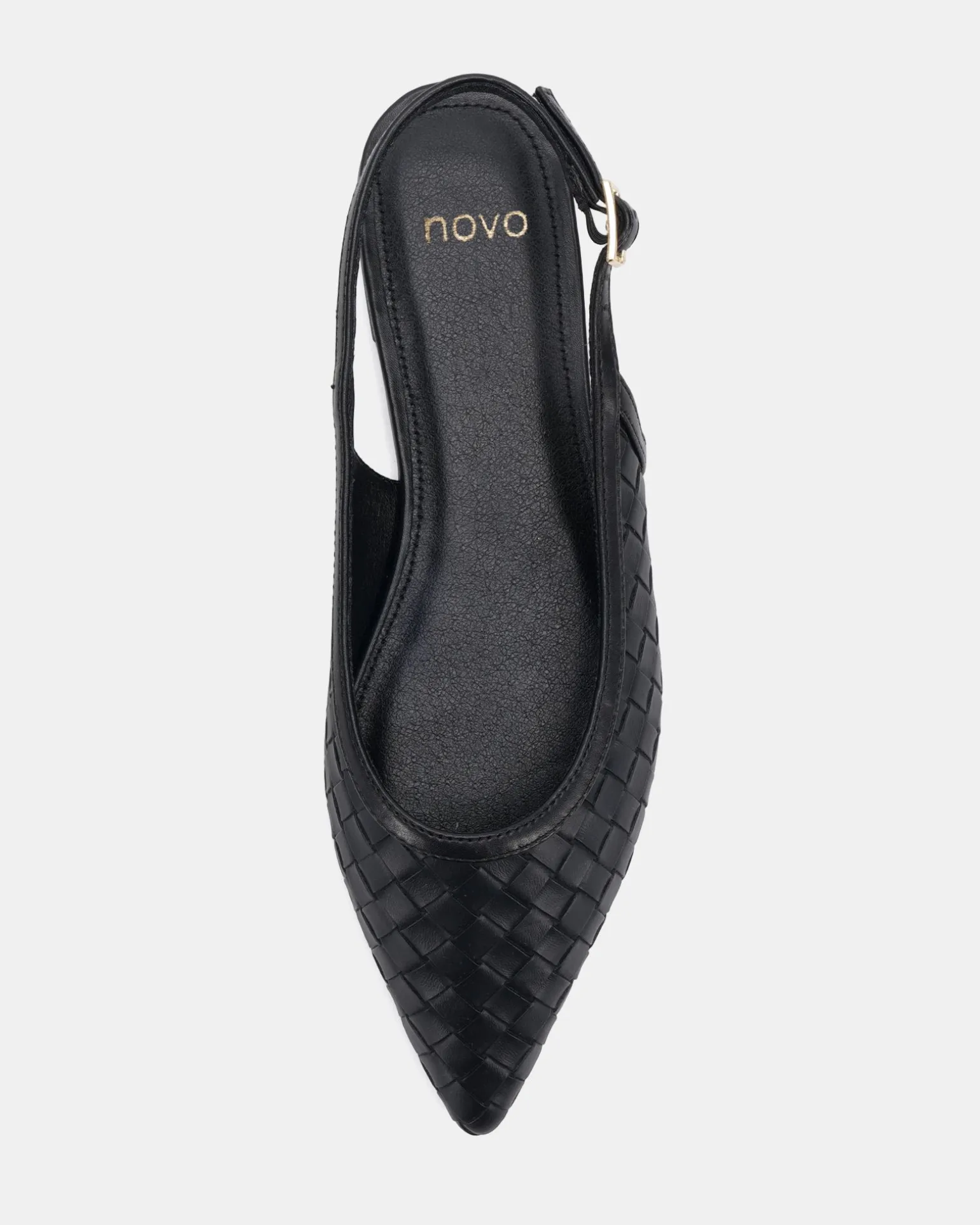 CELLAR BLACK Ballet Flats
