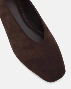 CHANDER ESPRESSO SUEDE Ballet Flats