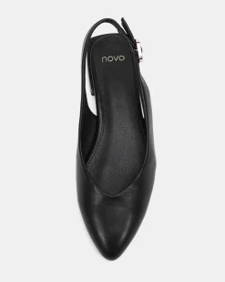 CHEYENNE BLACK Ballet Flats