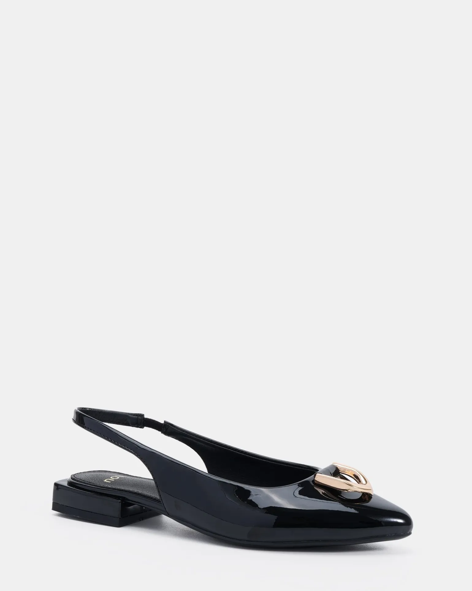 CHILLY Black Patent Ballet Flats