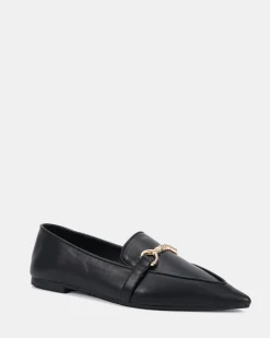 CLEVE Black Smooth Ballet Flats
