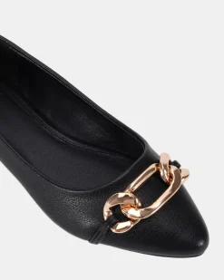 CLOVA BLACK Ballet Flats