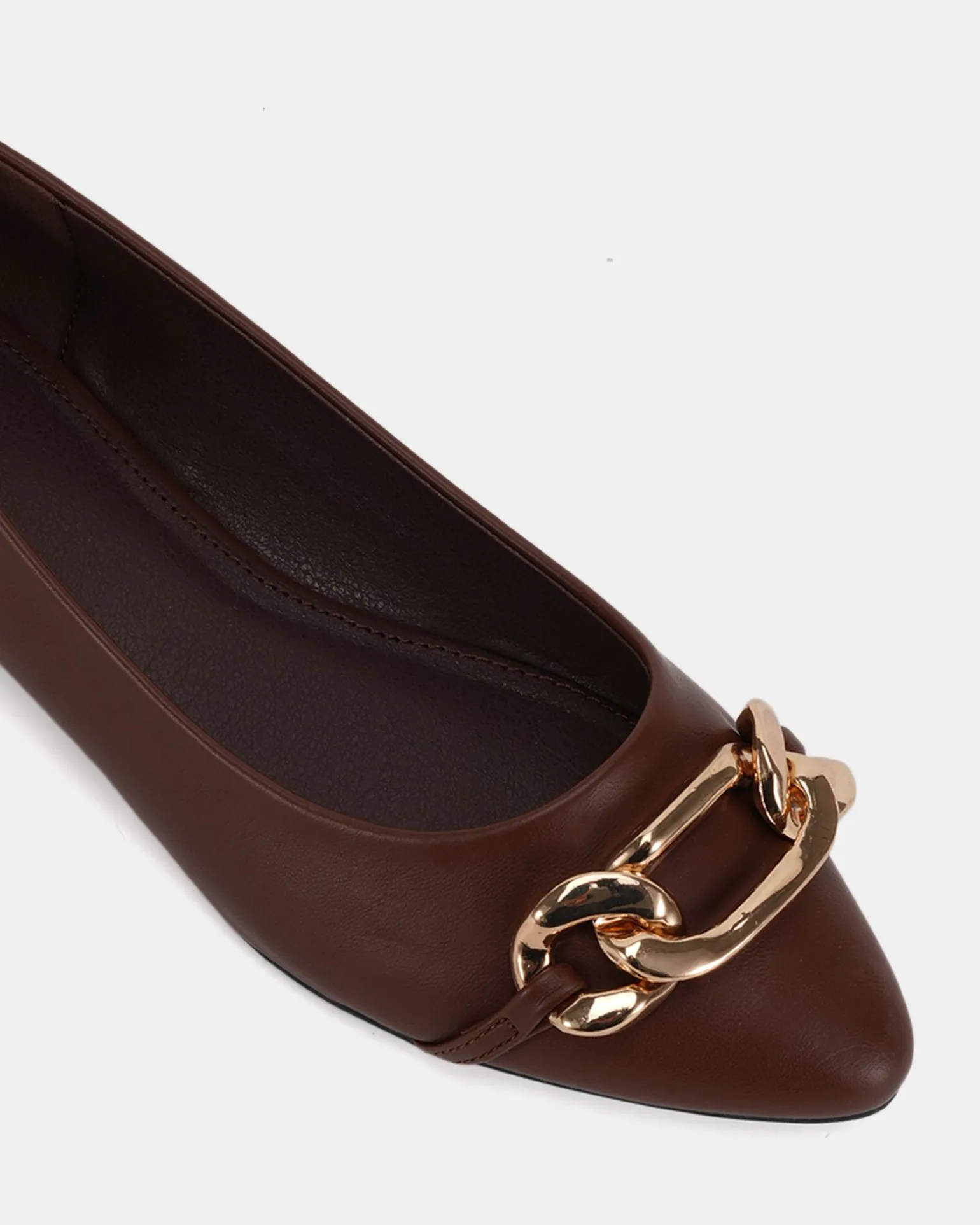 CLOVA MILK CHOCOLATE Ballet Flats