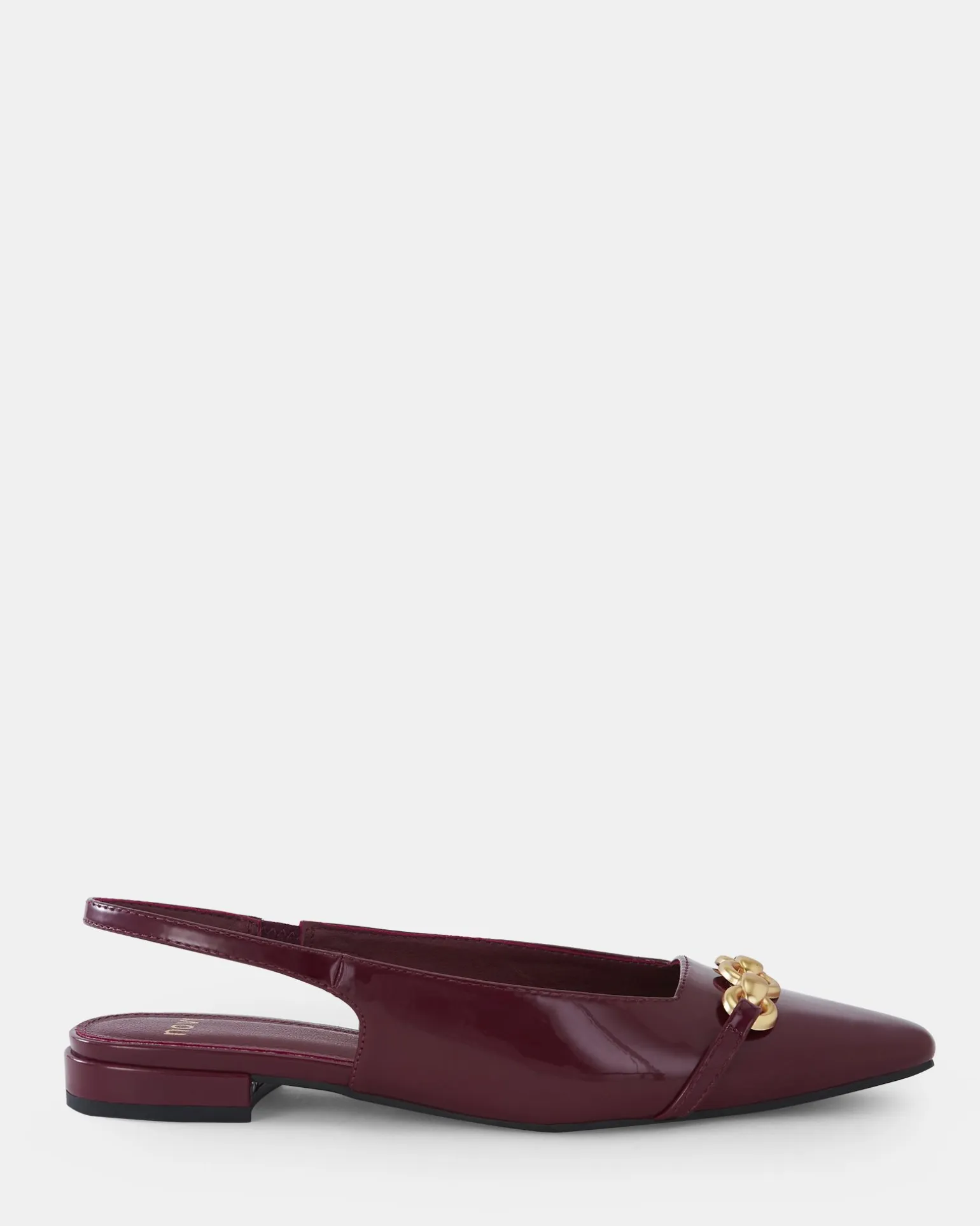 COLISH DEEP RED PATENT Ballet Flats