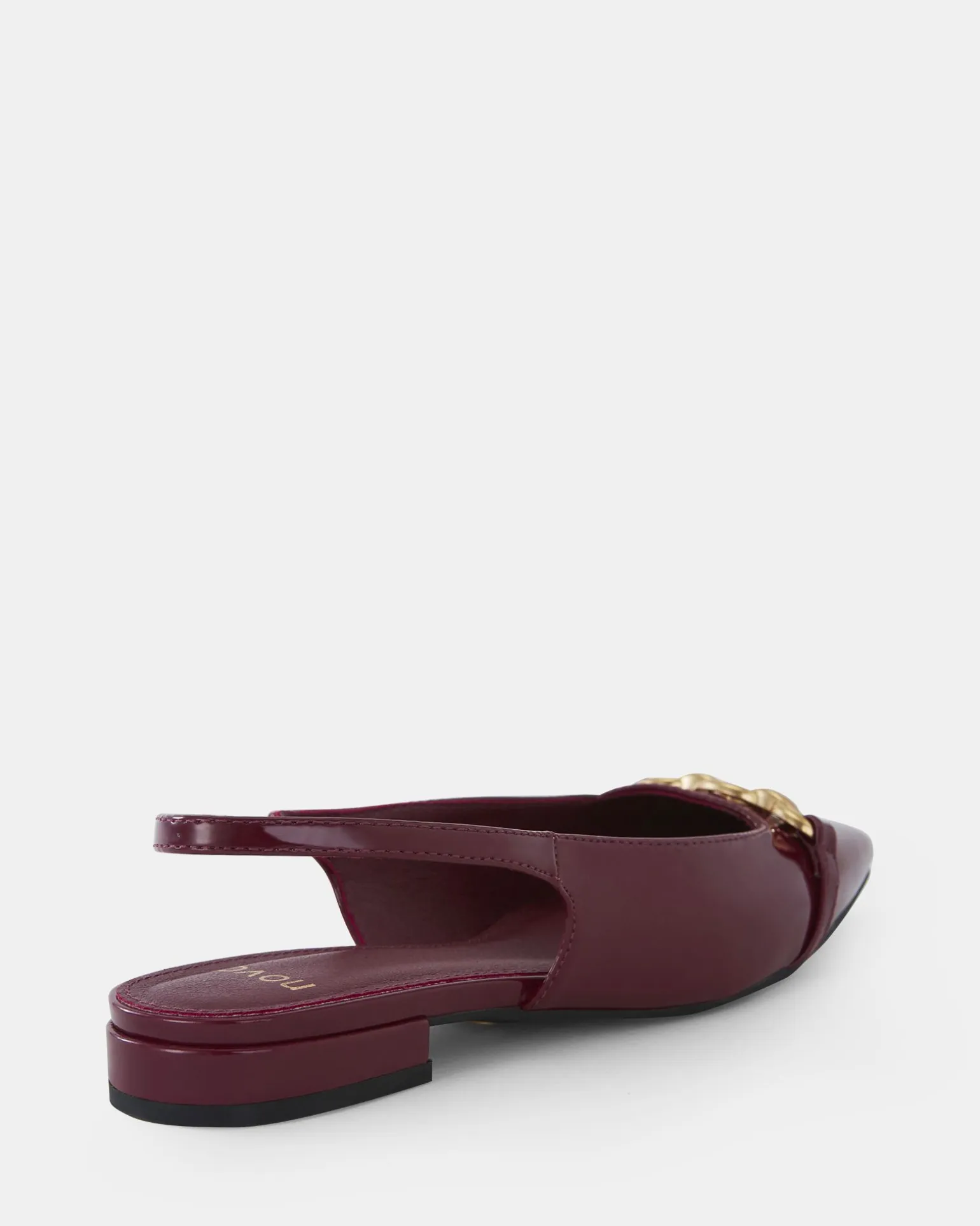 COLISH DEEP RED PATENT Ballet Flats