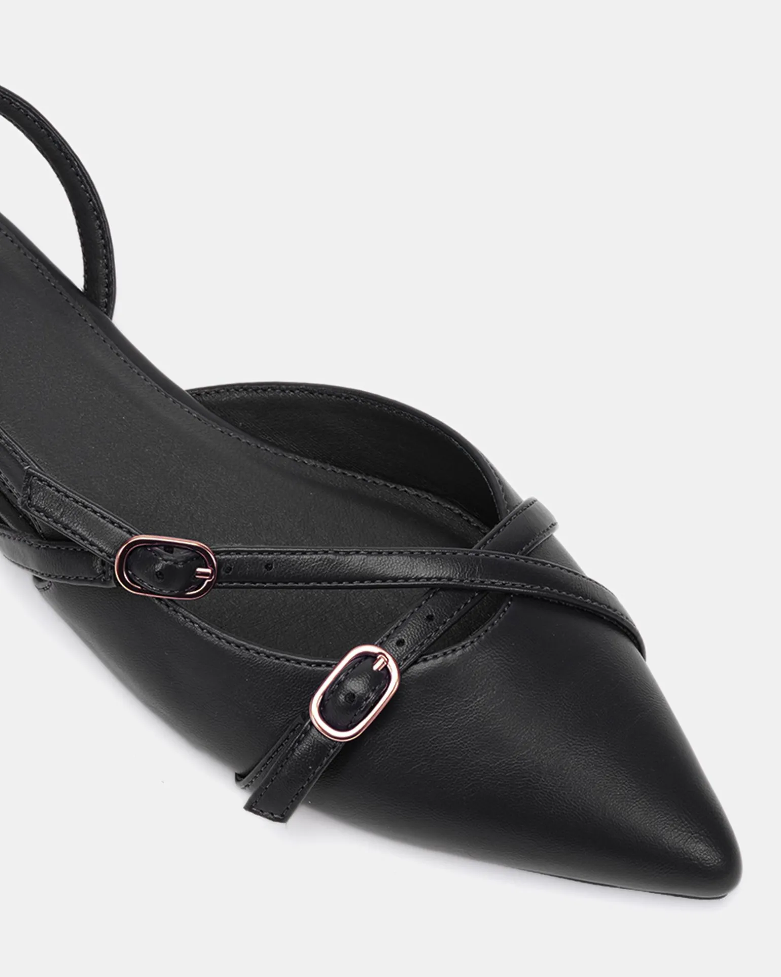 CORBIN BLACK Ballet Flats