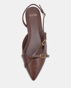 CORBIN MILK CHOCOLATE Ballet Flats