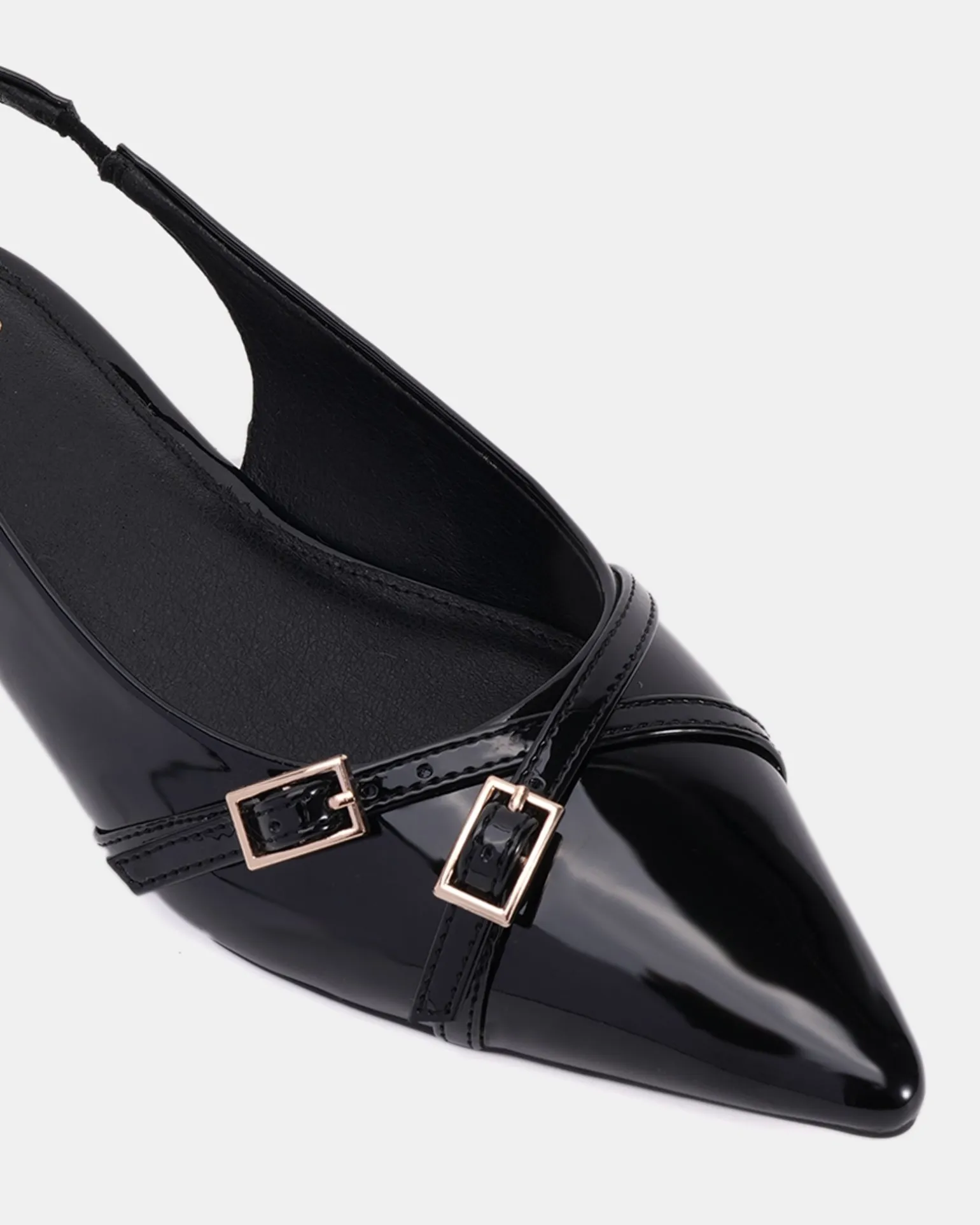 CORDOVA Black Patent Ballet Flats