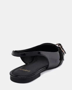 CORDOVA Black Patent Ballet Flats