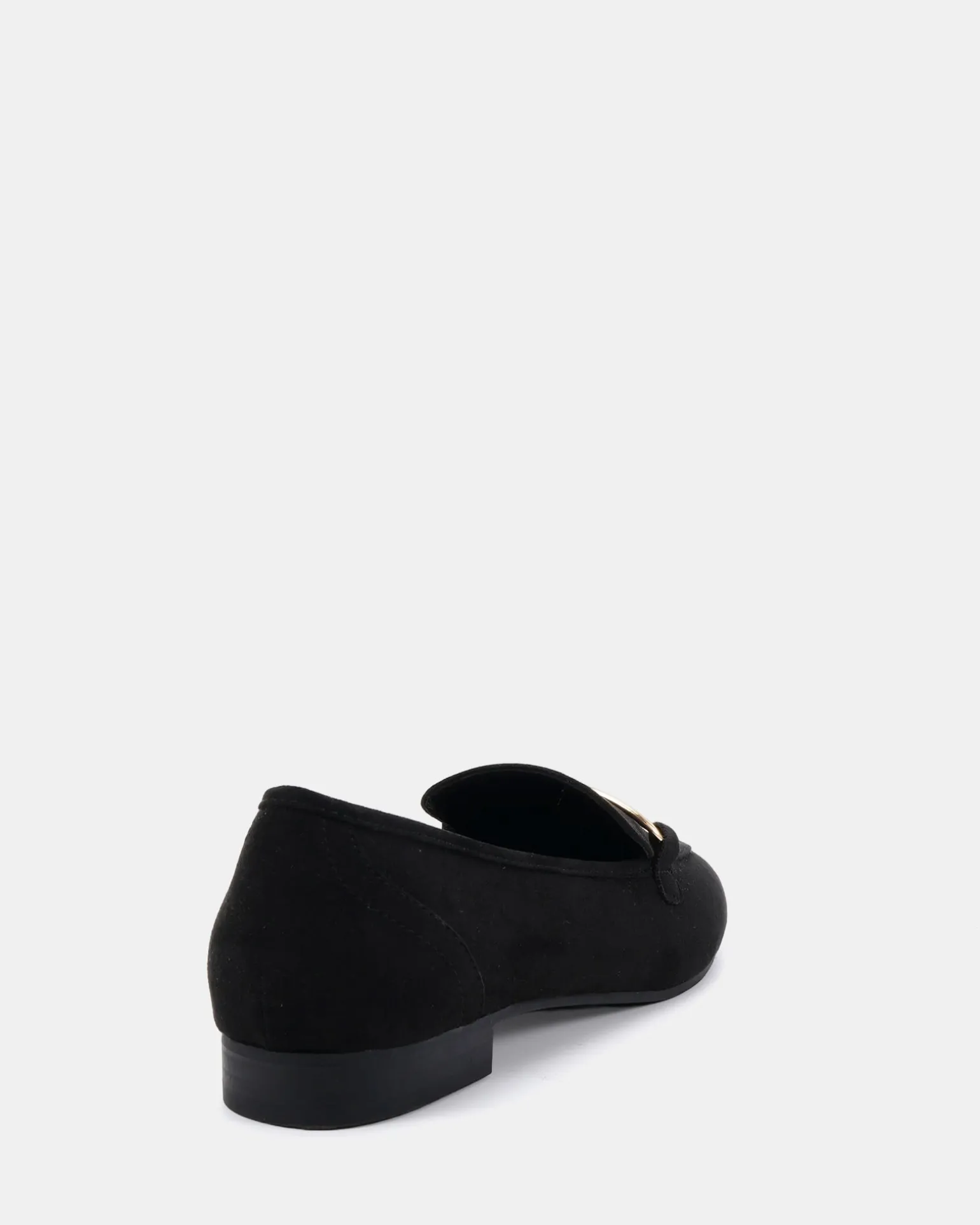 CORRIE Black Suede Loafers