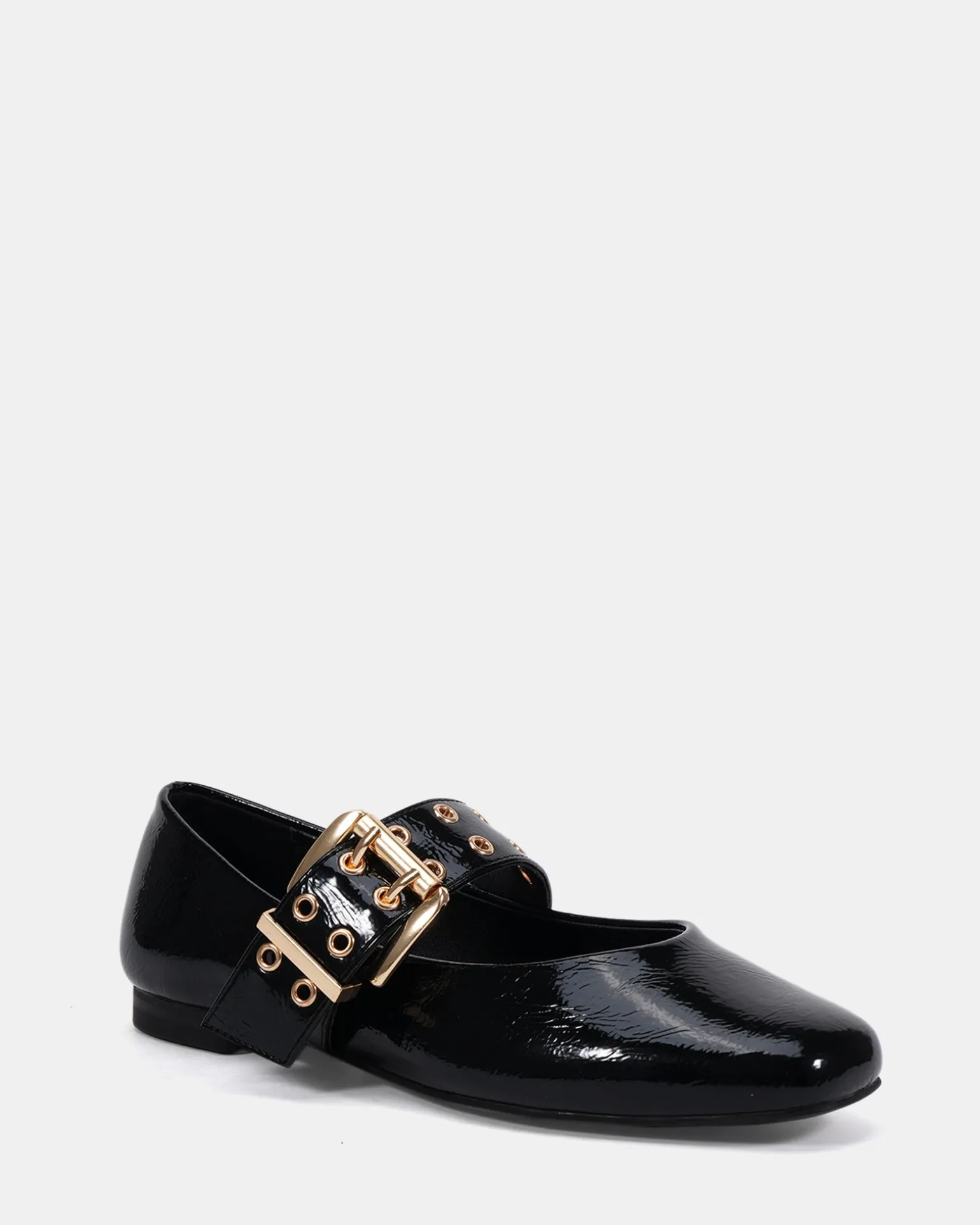 COTILLION Black Patent Ballet Flats