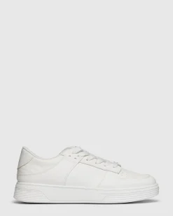 CREMA WHITE Lace Up Sneakers