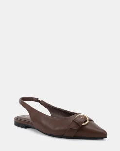 CROSBY MILK CHOCOLATE Ballet Flats