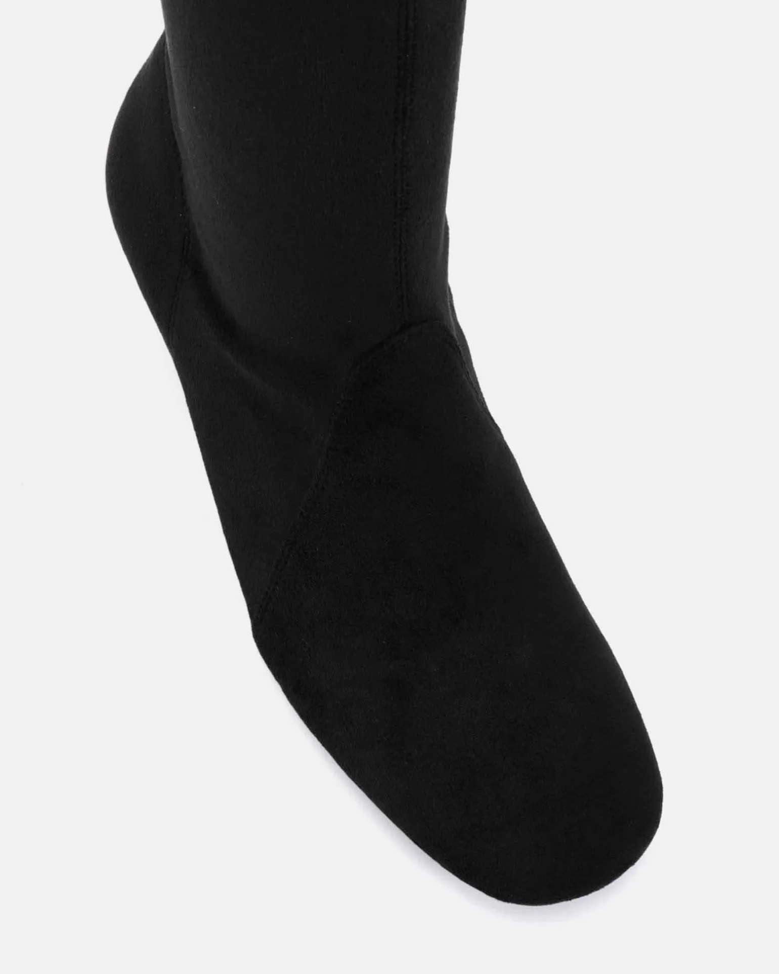 DASHIELL Black Suede Long Boots