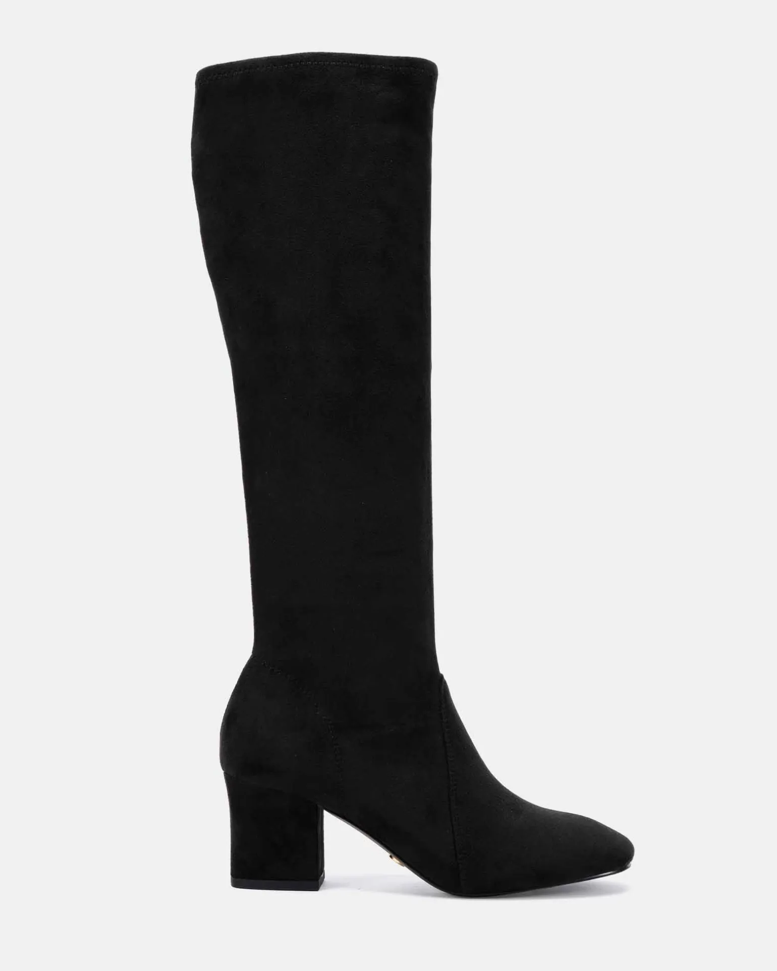 DASHIELL Black Suede Long Boots