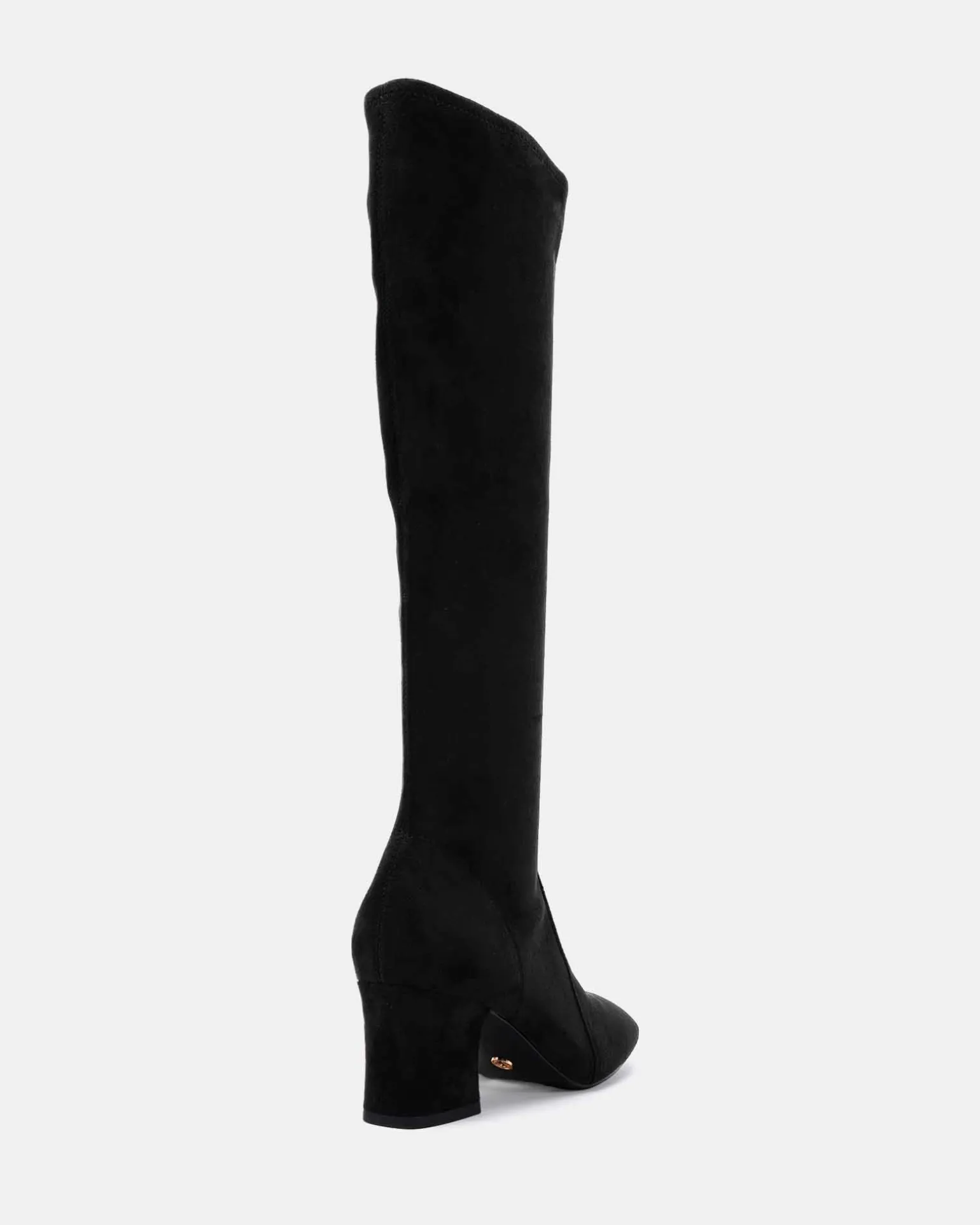 DASHIELL Black Suede Long Boots