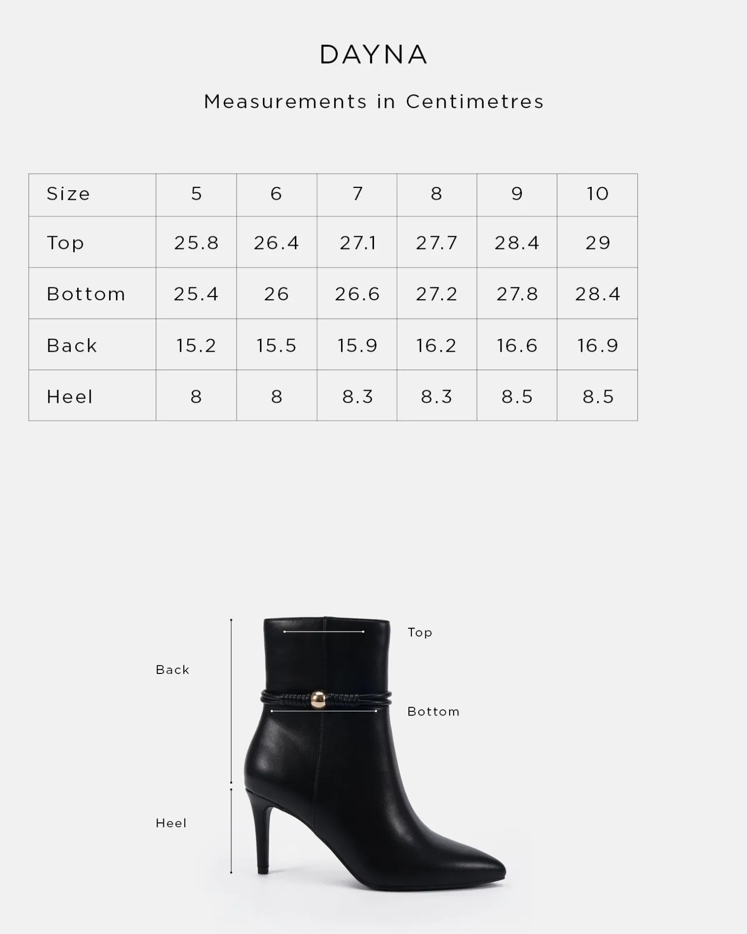 DAYNA BLACK Heeled Boots