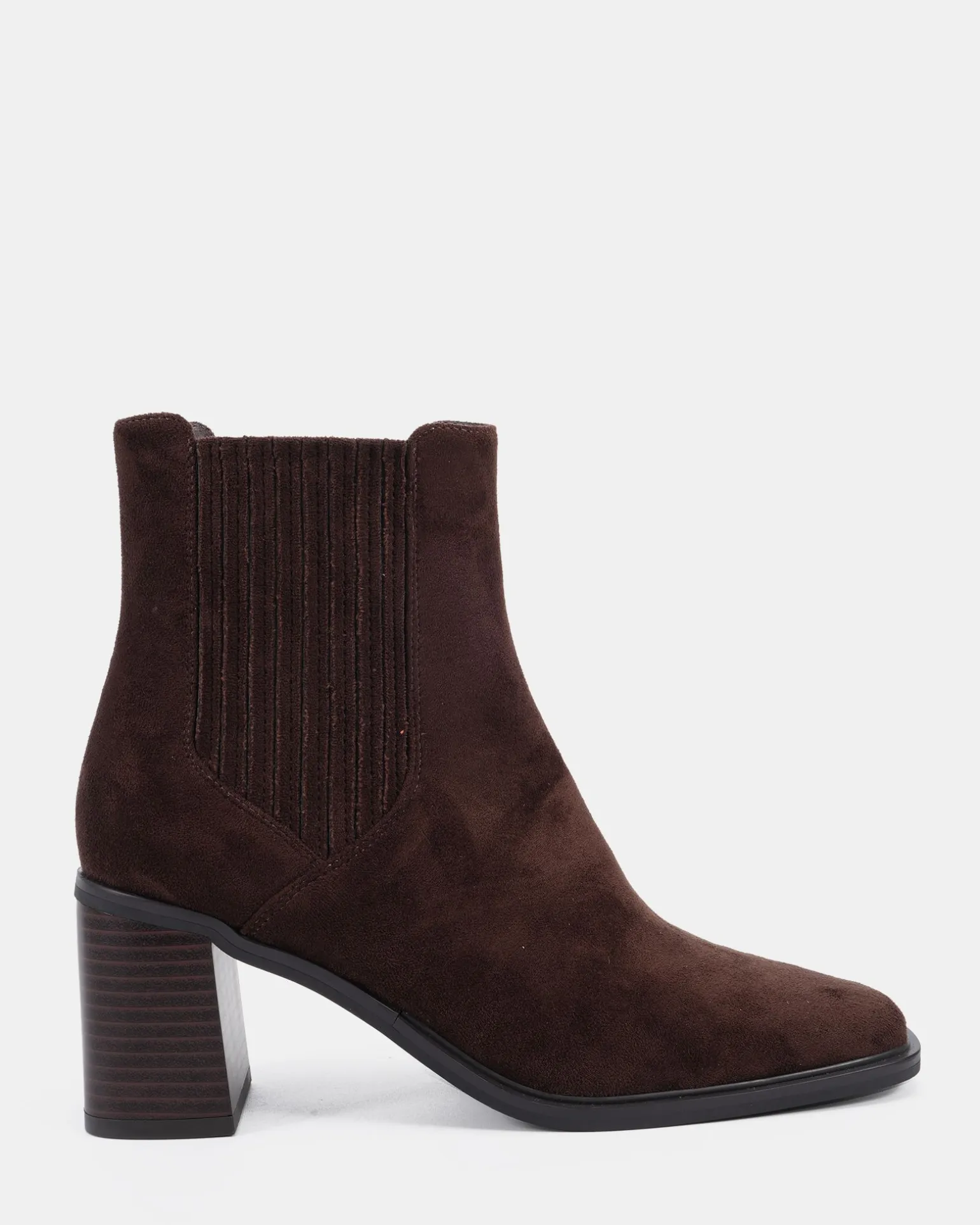 DEFT ESPRESSO SUEDE Heeled Boots