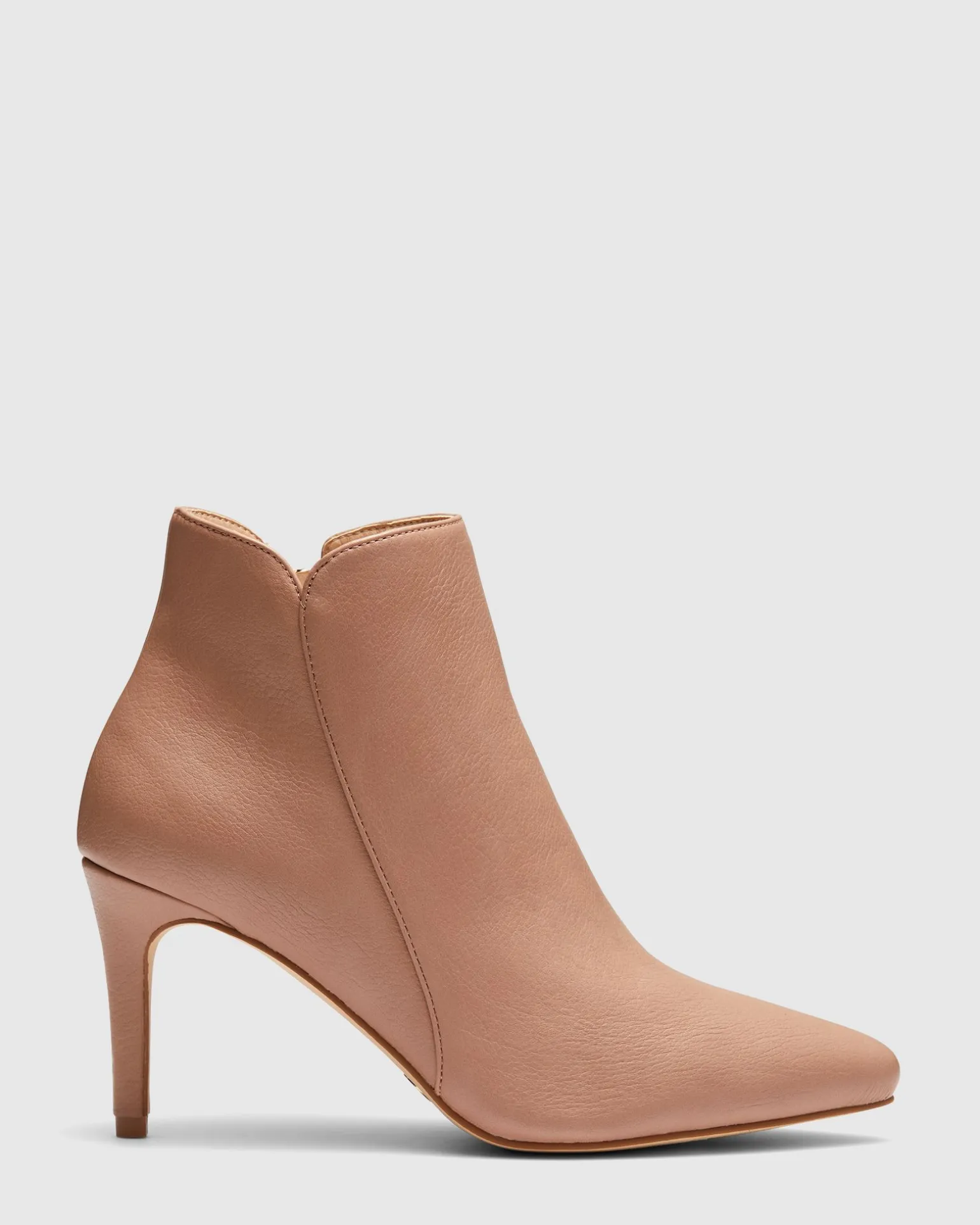 DELMONT Nude Slip On Boots