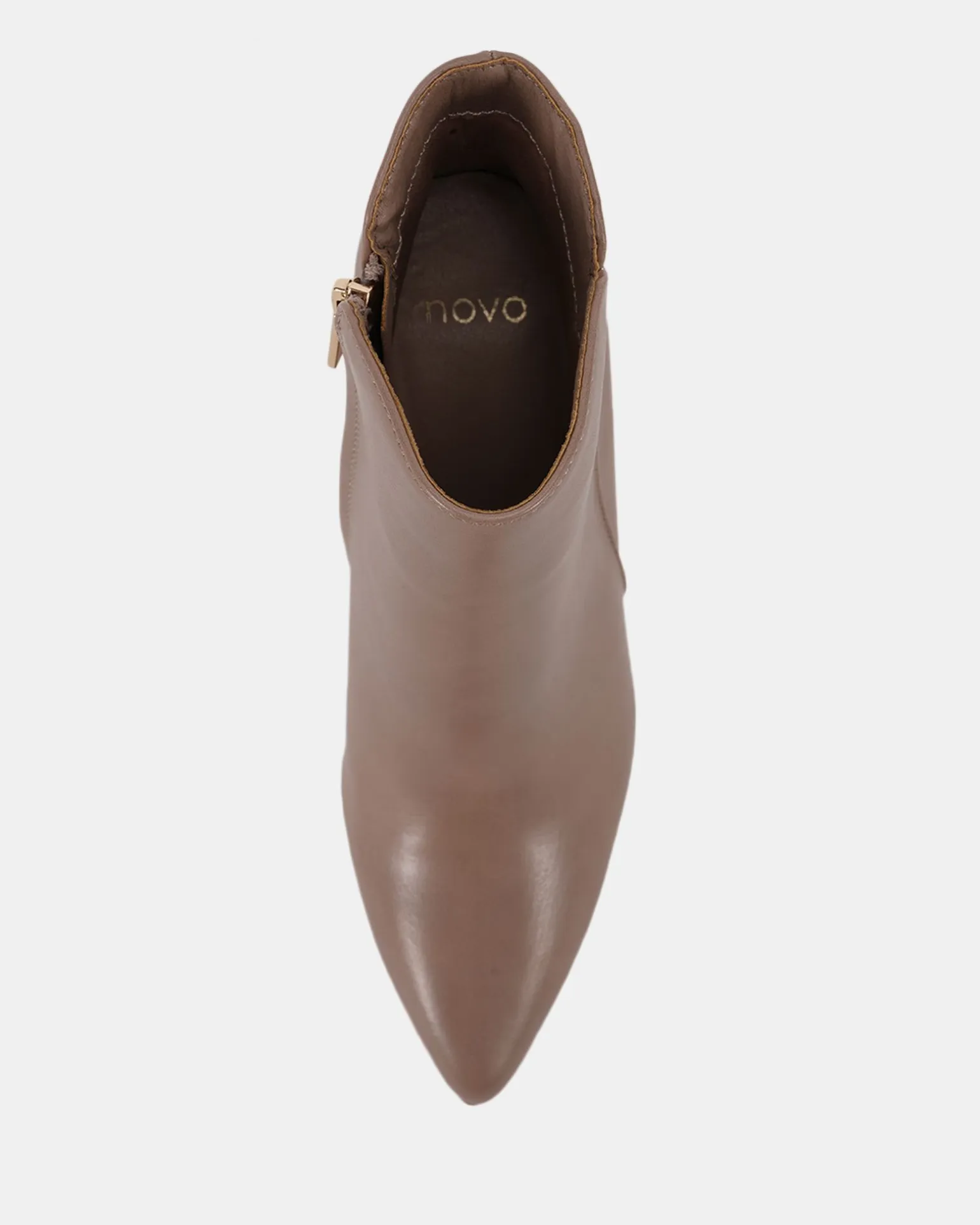 DELMONT TAUPE Slip On Boots