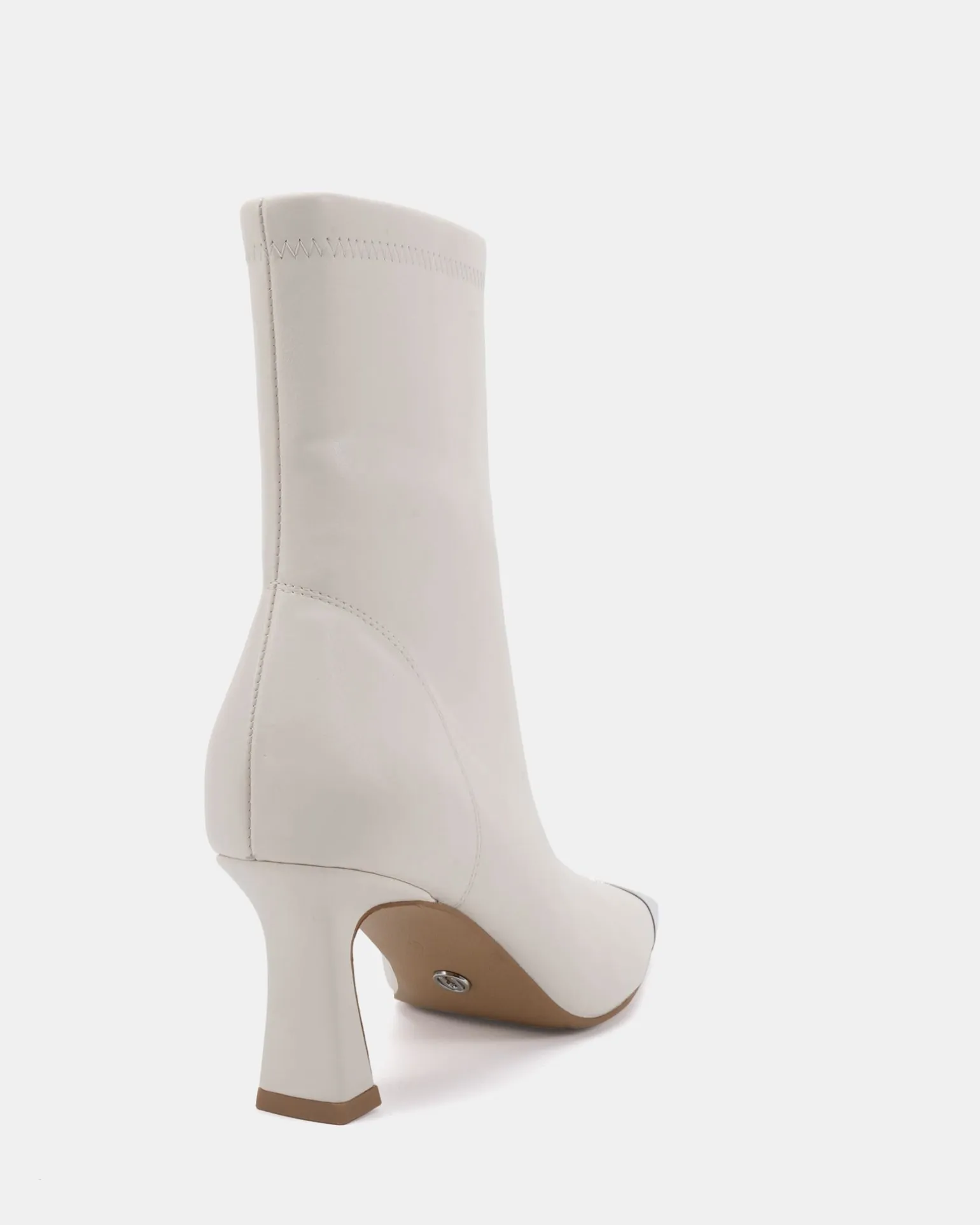 DELULU WHITE Heeled Boots