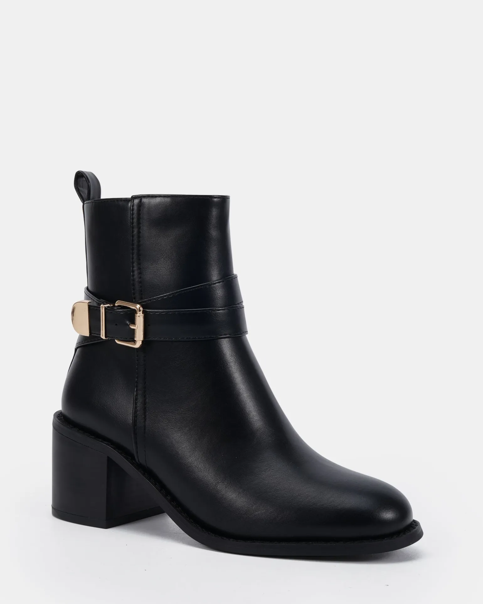 DESIRAE BLACK Heeled Boots