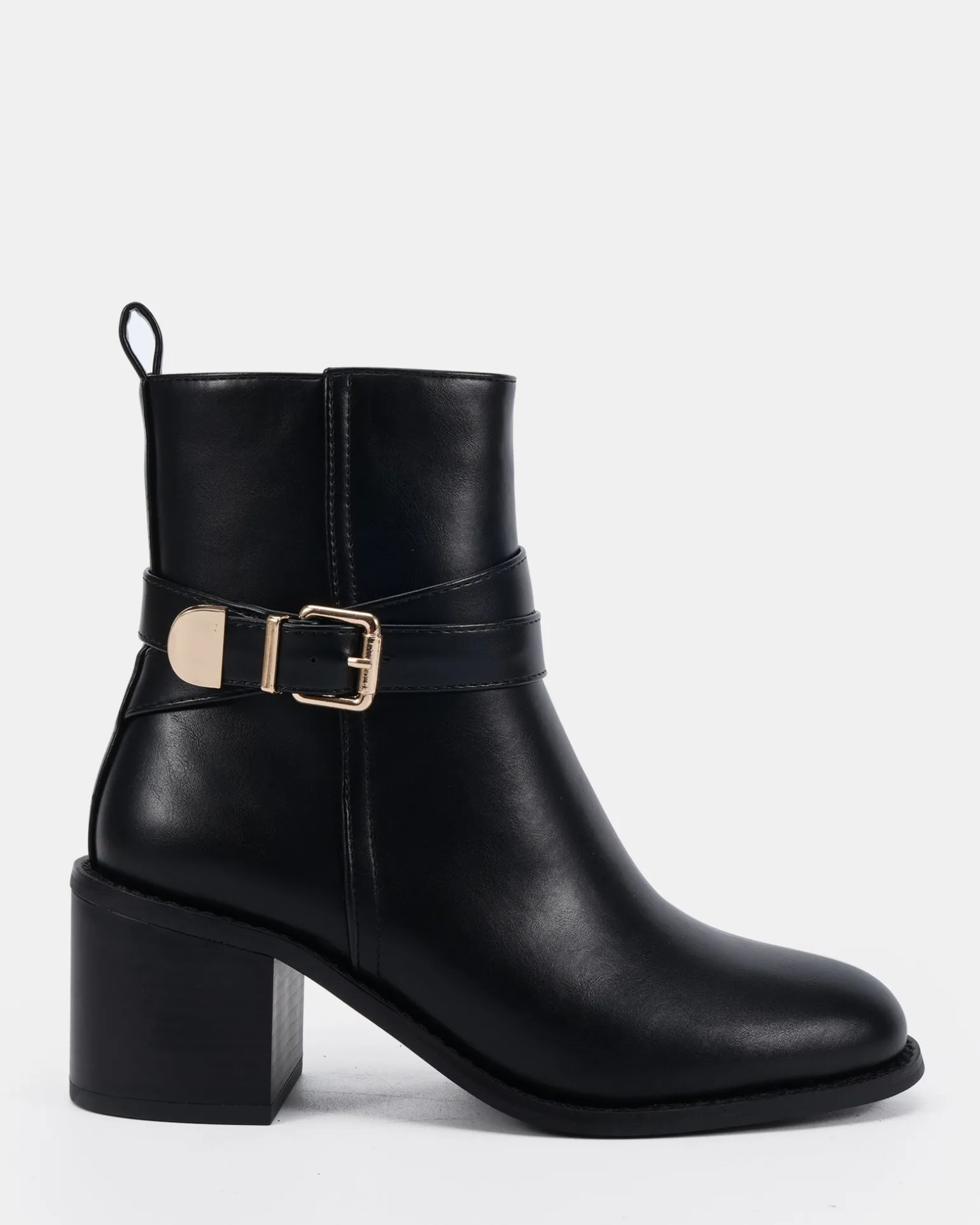 DESIRAE BLACK Heeled Boots