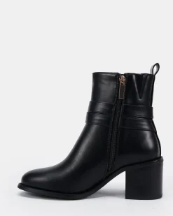 DESIRAE BLACK Heeled Boots