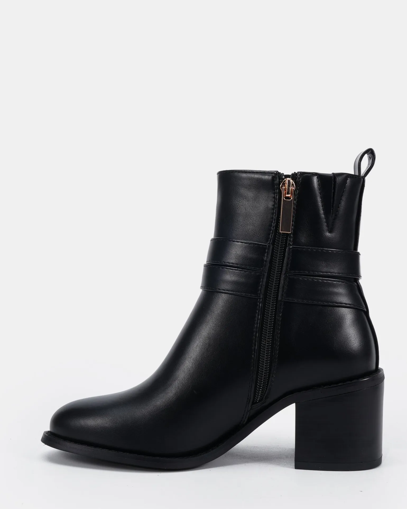 DESIRAE BLACK Heeled Boots