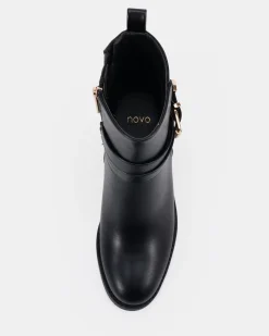 DESIRAE BLACK Heeled Boots