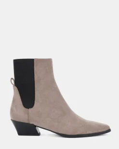 DESTA Dove Suede Ankle Boots