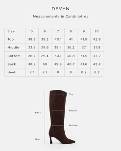 DEVYN ESPRESSO SUEDE Heeled Boots