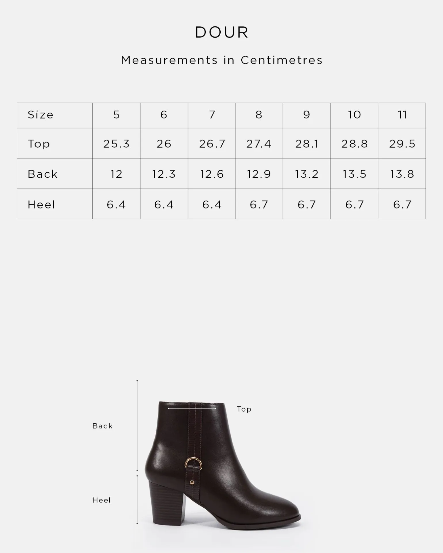 DOUR BLACK Heeled Boots