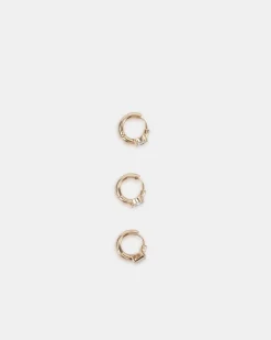EARRING - DEUCE PACK Metallic Earrings
